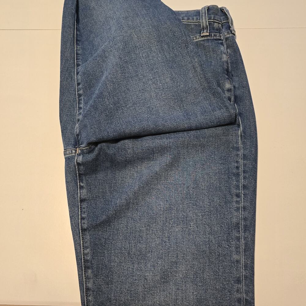 J Crew Factory Essential Straight Jean Womens 32 Blue Medium Wash Stretch Denim - Picture 7 of 13